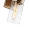 Nuvo Intersection 1-Light Vanity - Burnished Brass with Clear Glass 60/7531 - alternate 4